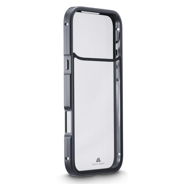 Black Rock 360° Glass, kryt pro Apple iPhone 17 Pro Max, skleněný, předn +zadní díl, průhledný/černý