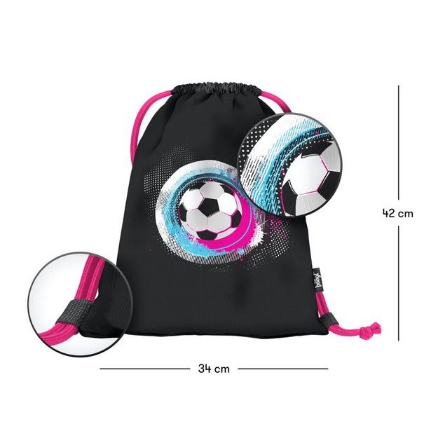 BAAGL Sáček na obuv Fotbal růžový Baagl