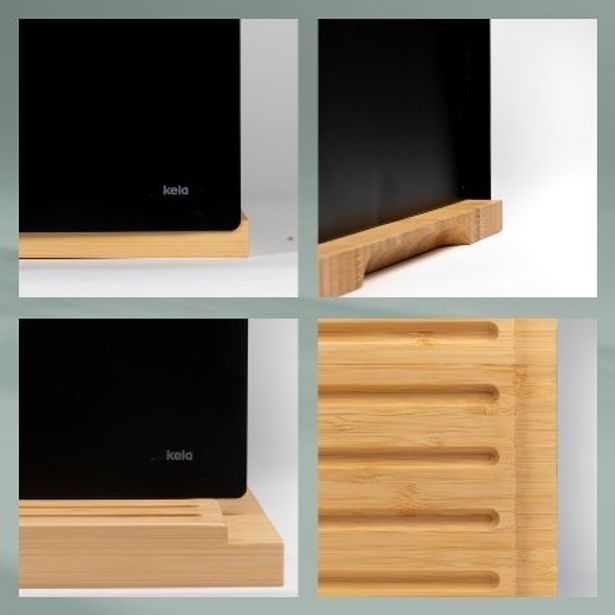 KELA Chlebník Kiril kovový černý 38,0x23,0x16,0cm KL-17891