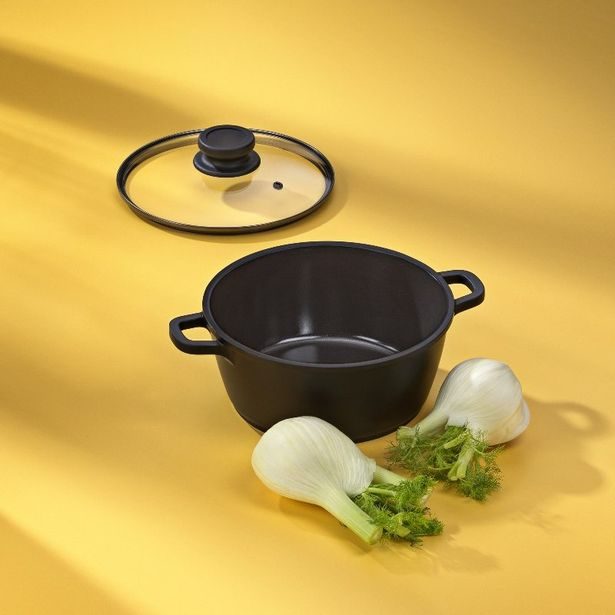 KELA Kastrol s keramickým povrchem a poklicí ATURA 20 cm 1,7 l KL-15170