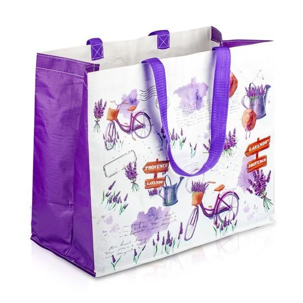 TORO TAŠKA NÁKUPNÍ NOVÁ LEVANDULE 43X37X21,5CM_hamashop