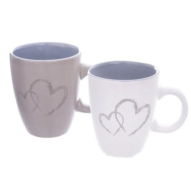 hrnek 140ml-2ks-Double LOVE, keramika