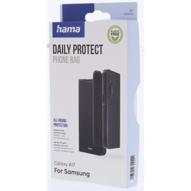 Hama Daily Protect, pouzdro-knížka pro Samsung Galaxy A17/A17 5G, funkce stojanu, černé