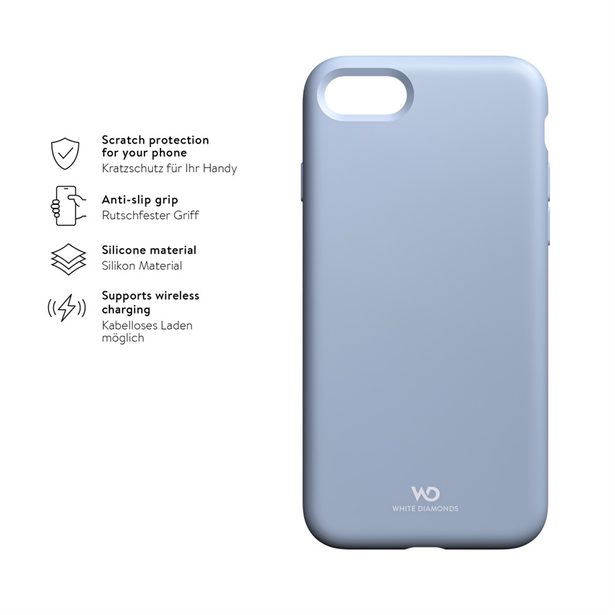 White Diamonds Urban Case, kryt pro Apple iPhone 7/8/SE 2020/SE 2022, světle modrý