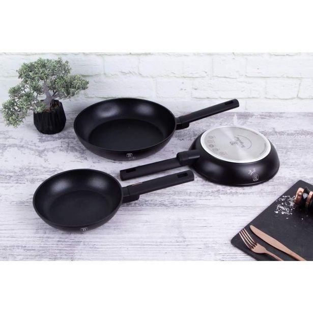 BERLINGERHAUS Sada pánví s titanovým povrchem 3 ks Monaco Collection BH-7095