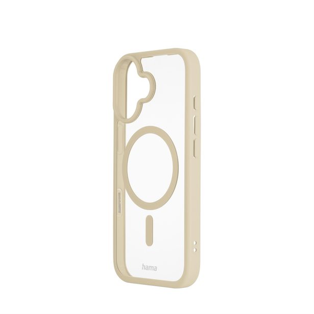 Hama Frame Protect, kryt pro Apple iPhone 17, magnetický, průhledný/béžový