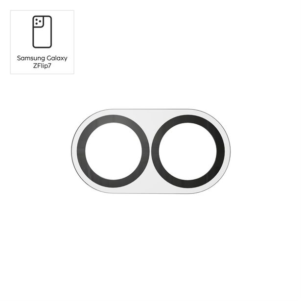 Hama Cam Protect, ochranné sklo fotoaparátu pro Samsung Galaxy Z Flip7, průhledné