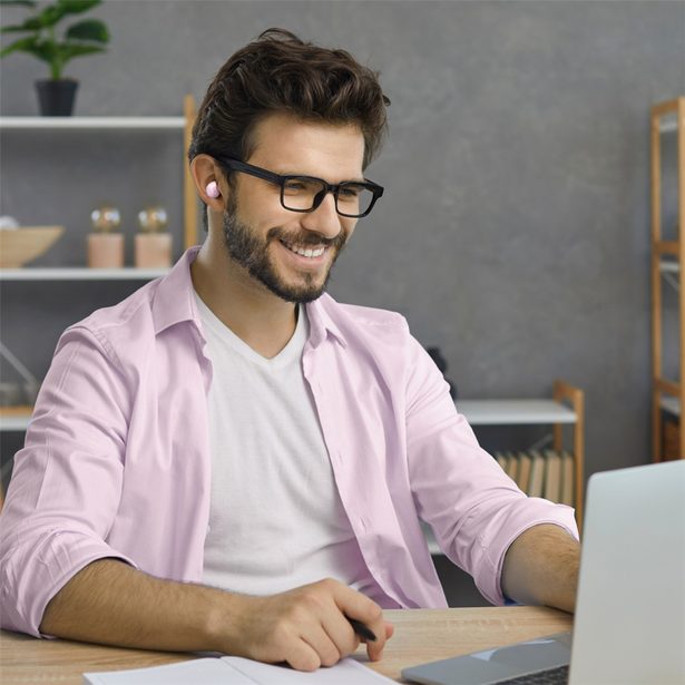 Hama Bluetooth sluchátka Freedom Buddy II, špunty, růžová