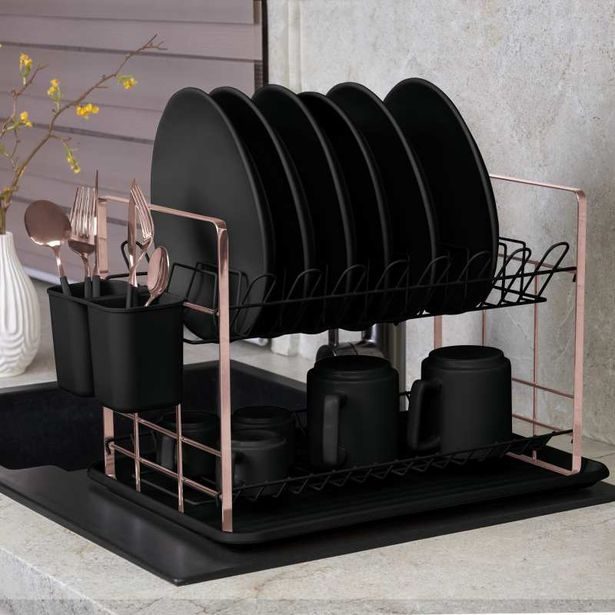 BERLINGERHAUS Odkapávač na nádobí Black Rose Collection BH-8644