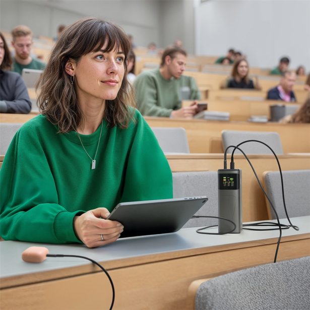 Hama High Power 65 W, powerbanka, 20000 mAh, 2x USB-C, 1x USB-A, PD, QC, displej