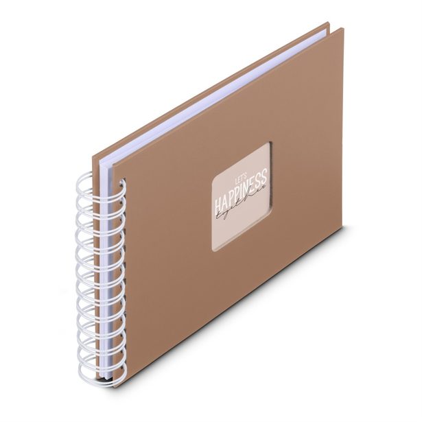 Hama album klasické spirálové FINE ART 24x17 cm, 50 stran, mousse, bílé listy