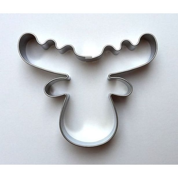 vykr.NR 0232 Losí hlava, 5,7x6,9cm