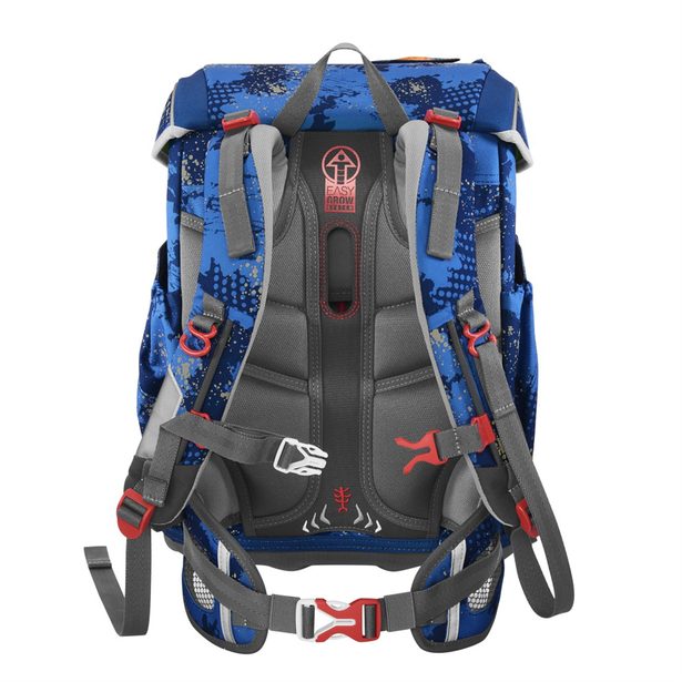 Školní aktovka Step by Step CLOUD REFLECT, Rocket Novo - 5 dílný set, AGR certifikát