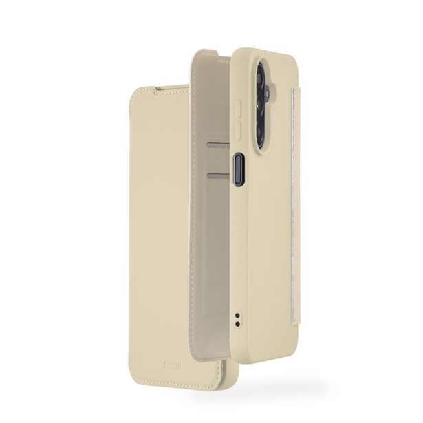 Hama Fantastic Feel, pouzdro-knížka pro Samsung Galaxy A17, hebký povrch, barva nude