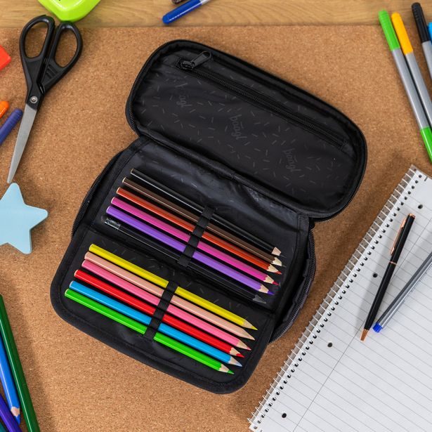 BAAGL Školní penál etue Skate SKA šedá