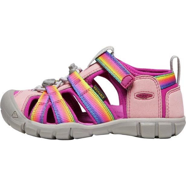 Sandály KEEN SEACAMP II CNX YOUTH rainbow/festival fuchsia