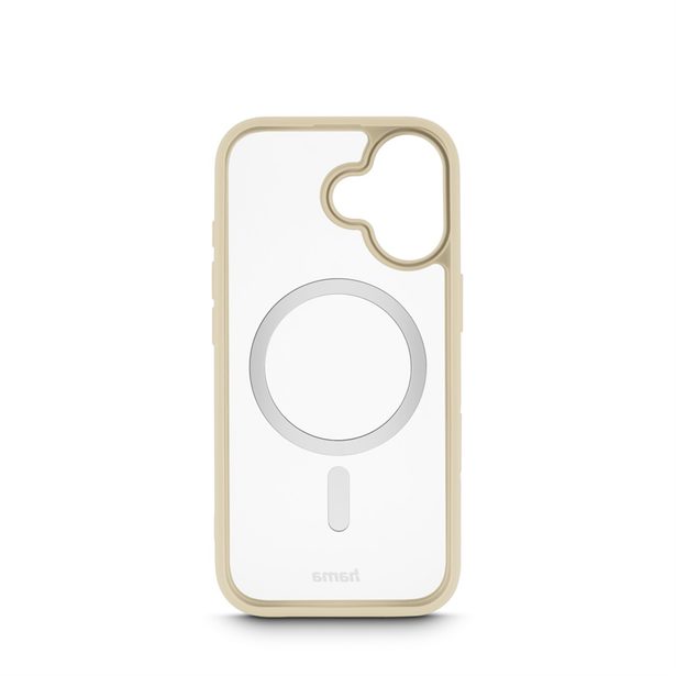 Hama Frame Protect, kryt pro Apple iPhone 17, magnetický, průhledný/béžový