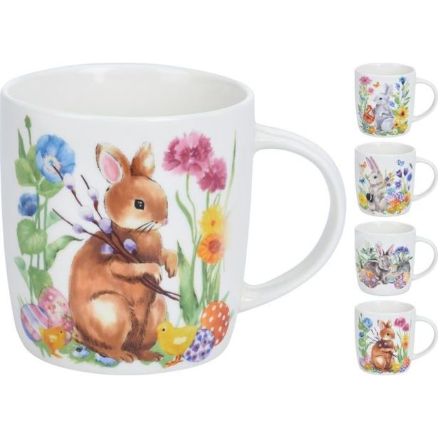 hrnek 370ml ZAJÍČEK velikon., new bone