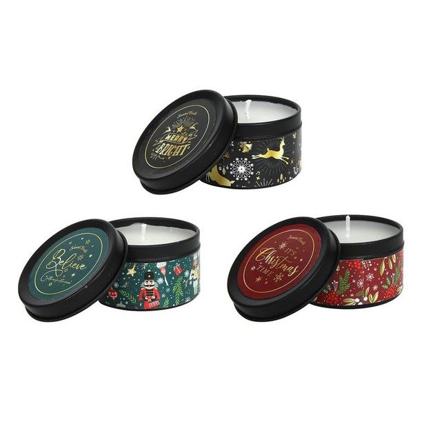 HIT SVÍČKA VONNÁ V PLECHOVÉ KRABIČCE ?6,5X4CM, ASSORT_hamashop