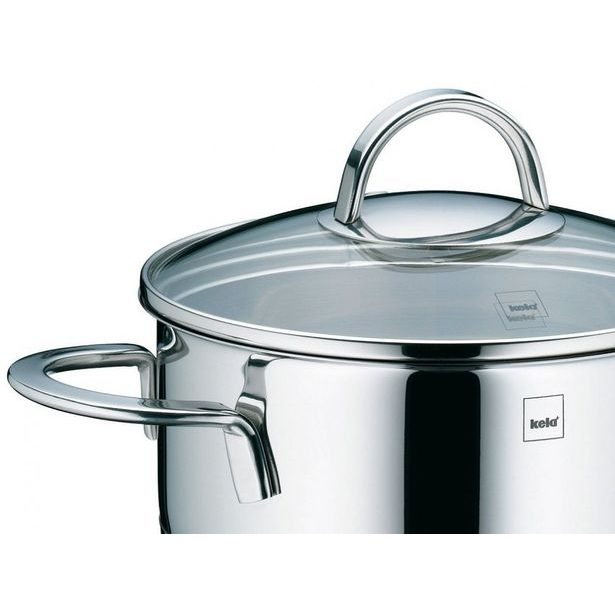 KELA Kastrol nerez se skleněnou poklicí 1,3 l CAILIN KL-10955