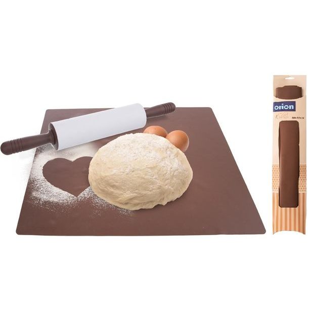 vál 50x40x0,10cm hnědý kuchyňský, silikon