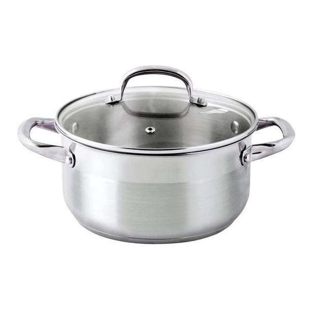 Provence Kastrol se skleněnou poklicí, 2 l, průměr 18 cm_hamashop