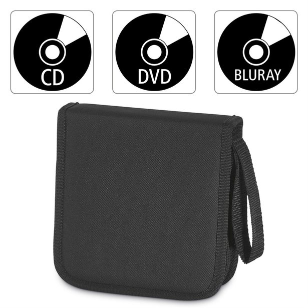 Hama puzdro Nylon Wallet na 32 CD/DVD, čierne