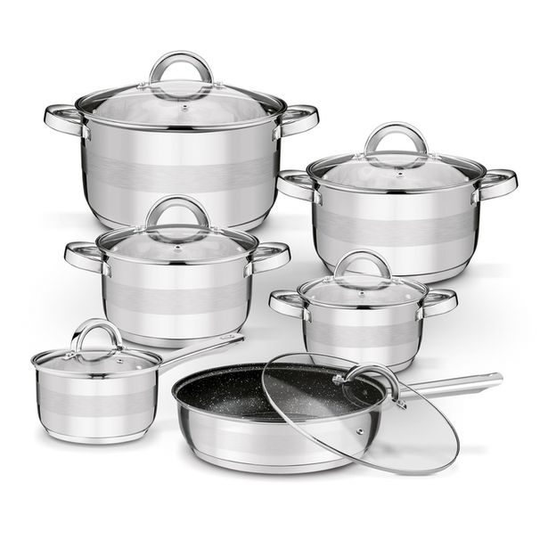 sada nádobí 12-díl. ROGER (r16, hr.16,18,20,24, p24+po6) NR,ind.