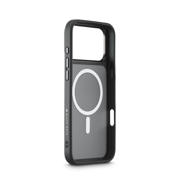 Black Rock Hybrid Case, kryt pro Apple iPhone 17 Pro Max, magnetický, matný, poloprůhledný černý