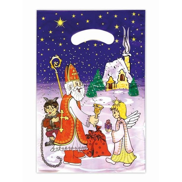 taška PE, MIKULÁŠ, 22x32cm, plast