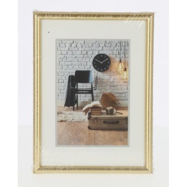 Hama rámeček plastový SEVILLA, zlatá matná, 13x18 cm
