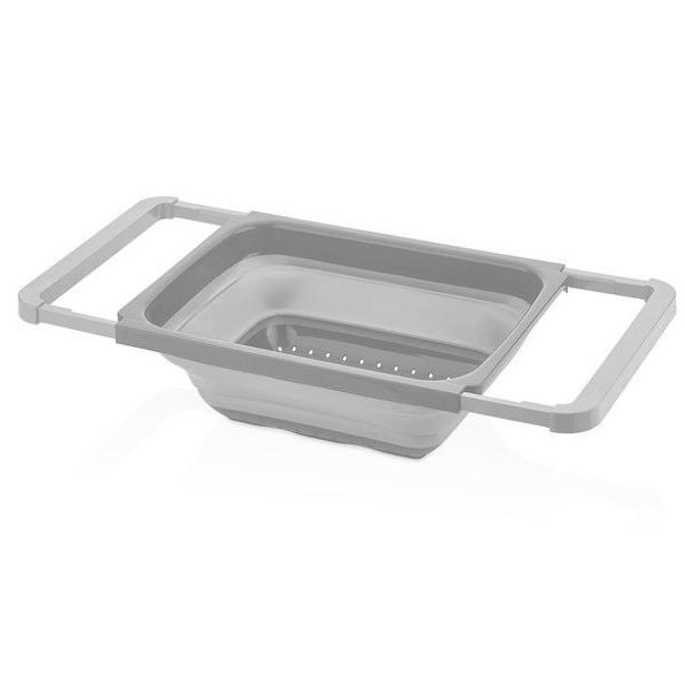 KITCHISIMO SKL.CEDNÍK S NASTAV.ÚCHYTY 39-55X26,5CM KITCHISIMO_hamashop