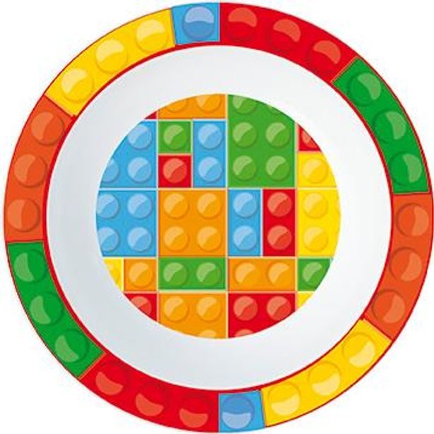 STOR MISKA PLASTOVÁ KOSTKY, PRŮMĚR 16 CM_hamashop