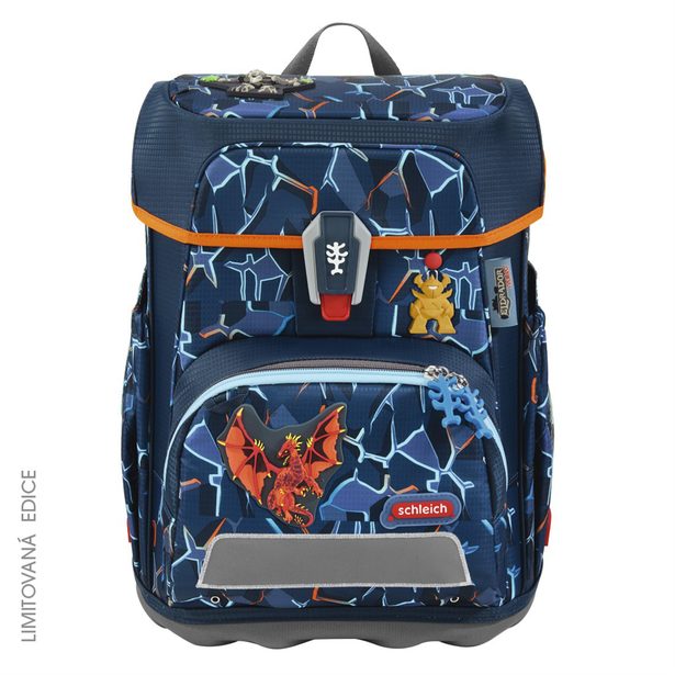 Školní aktovka CLOUD schleich, Eldrador Creatures, Lava Dragon - 5 dílný set, AGR certifikát