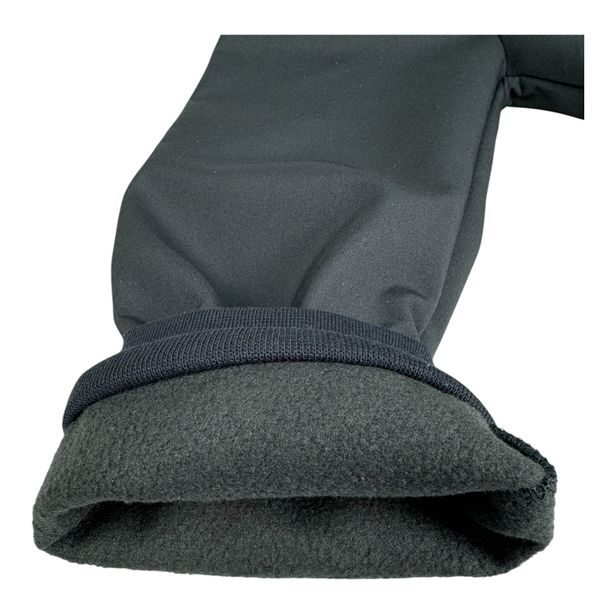 MODADETI Dětské softshellové kalhoty ADELLiNO s fleecem a reflexem černé