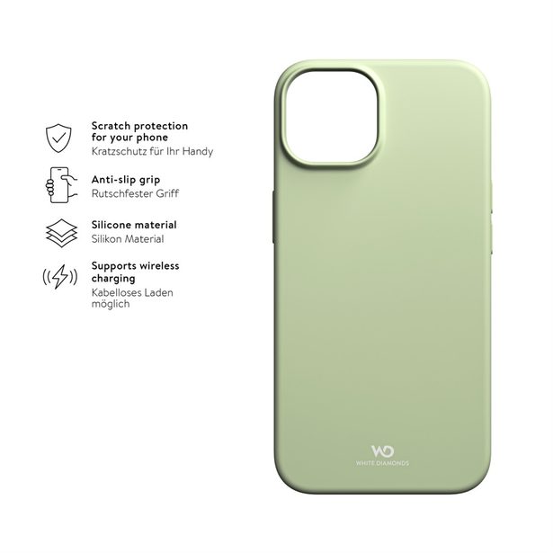 White Diamonds Urban Case, kryt pro Apple iPhone 13, pistáciový