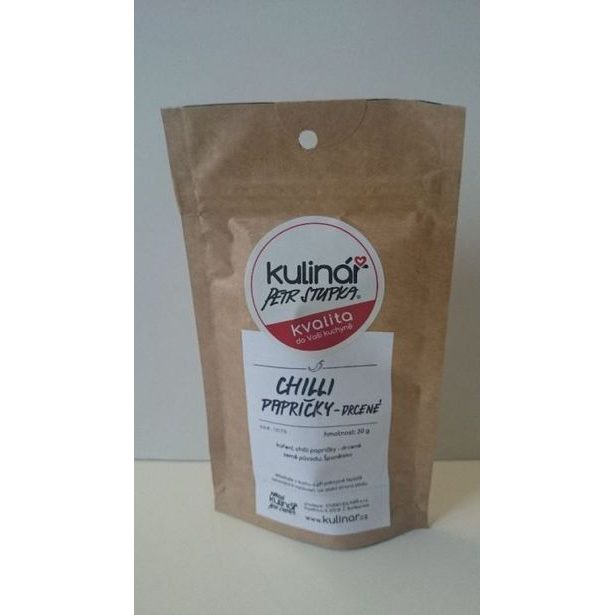 koření-"K"-CHILLI PAPR. DRCENÉ M, sáček-30g QQ