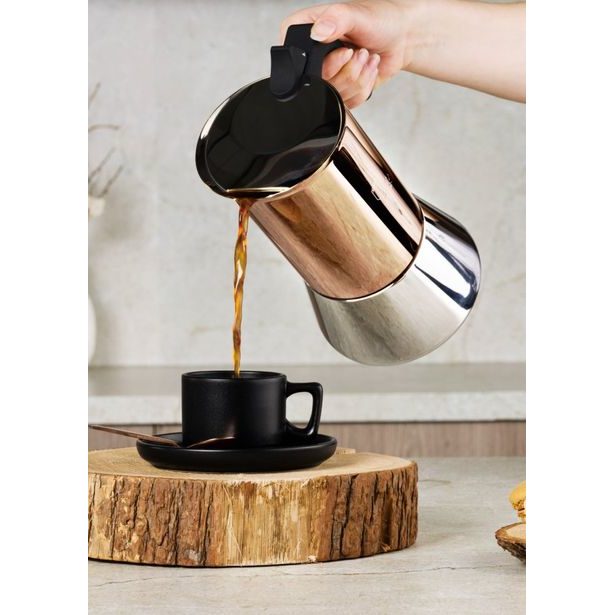 BERLINGERHAUS Konvice na espresso 6 šálků Rosegold Metallic Line BH-8549