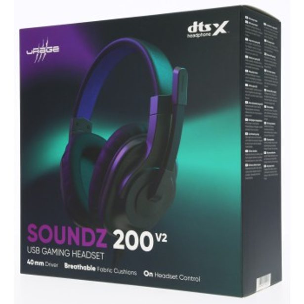 uRage gamingový headset SoundZ 200 V2, USB