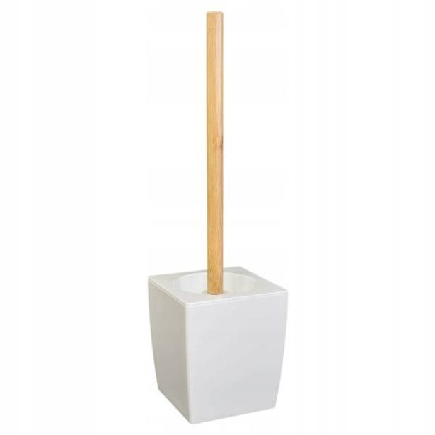 WC soupr. VALENCIA, 10,8x10,8x38,5cm, ABS plast+bambus