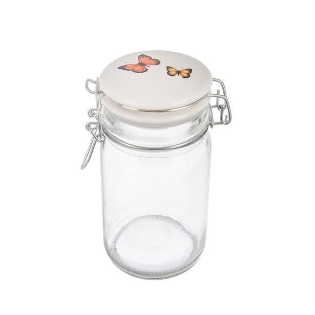 Dóza s klipovým uzávěrem JARO motýl 0,25 l