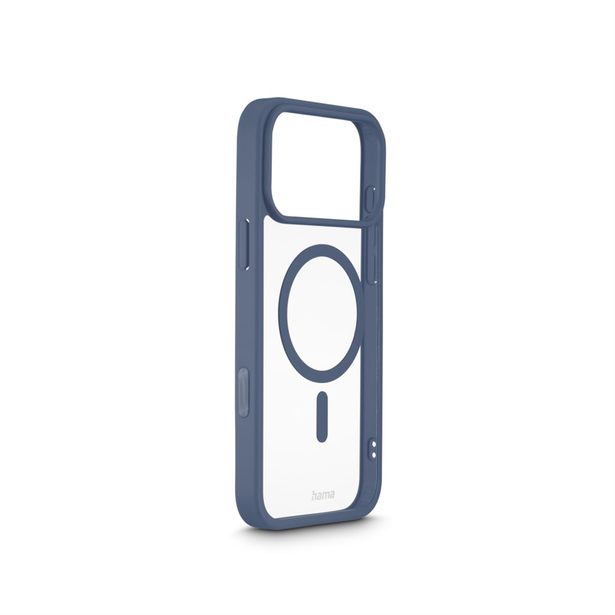 Hama Frame Protect, kryt pro Apple iPhone 17 Pro Max, magnetický, průhledný/modrý