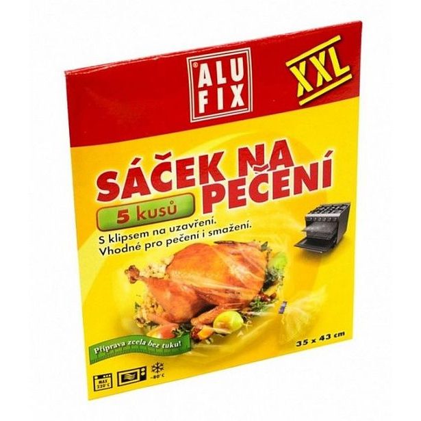 sáčky pečící 35x43cm-5ks +svorky