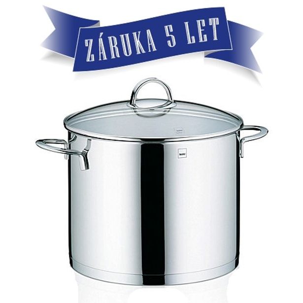 KELA Hrnec nerez se skleněnou poklicí 8,5 l CAILIN KL-10961