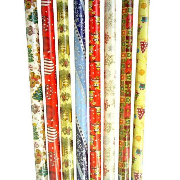 papír dárkový, vánoční, 5m š.70cm v roli