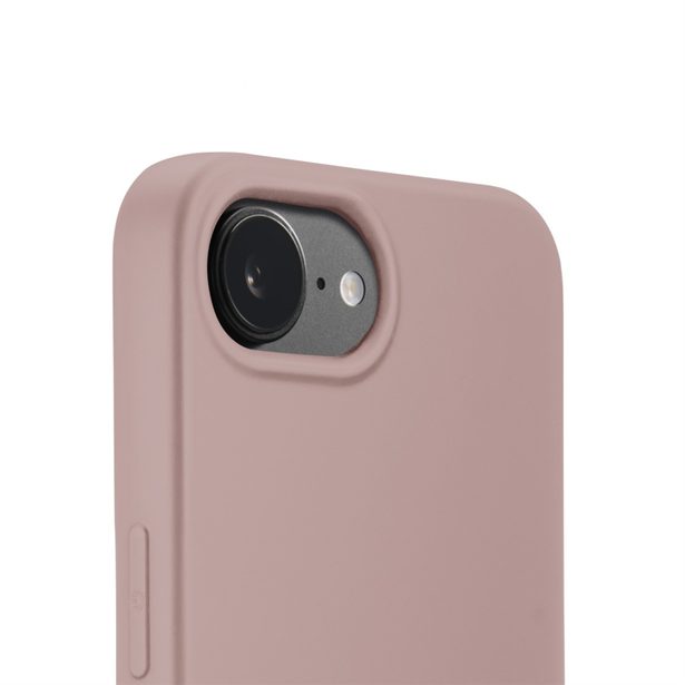 Hama Fantastic Feel, kryt pro Apple iPhone 16e, hebký povrch, barva nude