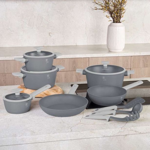 BERLINGERHAUS Sada nádobí s titanovým povrchem 15 ks Aspen Collection BH-8245