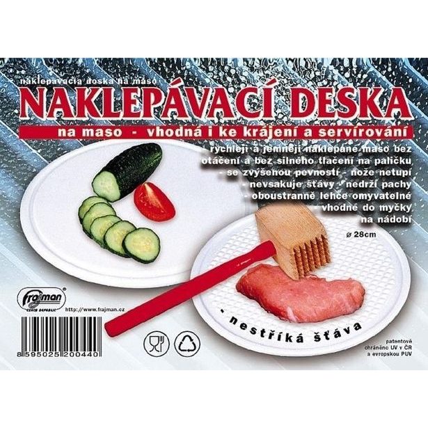 prkénko d28cm-deska naklepávací,plast