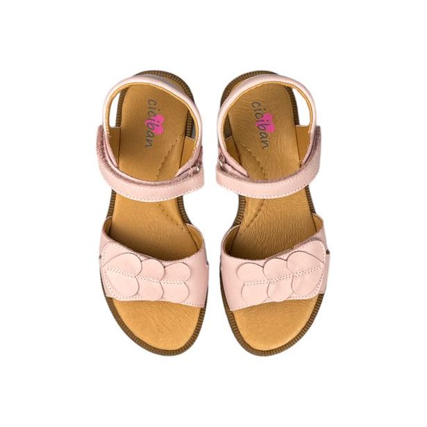 Dívčí kožené sandály Ciciban - Světle růžová