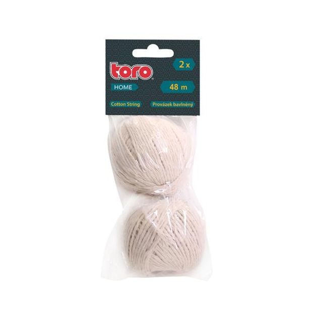 TORO PROVÁZEK BAVLNĚNÝ BÍLÝ 48M, 2KS_hamashop